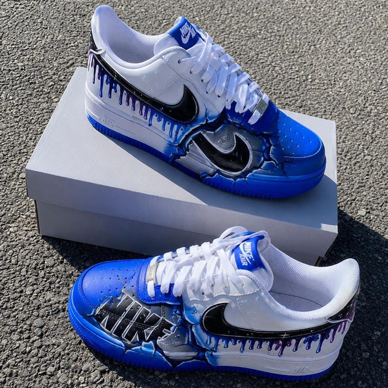 NKBlue Custom Sneakers