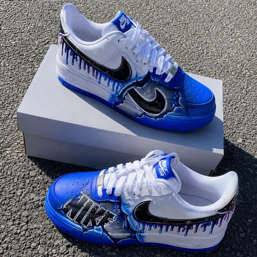 NKBlue Custom Sneakers