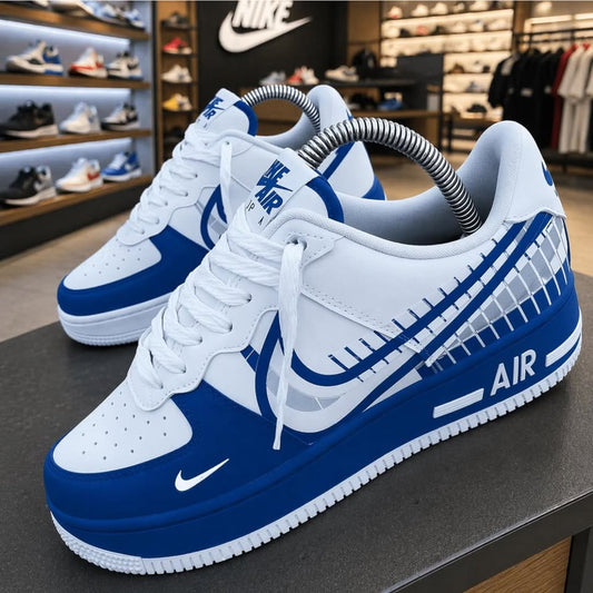 Blue Caro Custom Sneakers