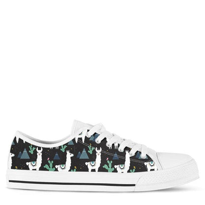 Low Top - Llama Shoes, Llama Sneakers Cute Cactus