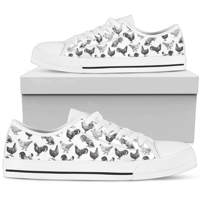 Low Top - Chicken Shoes, Chicken Sneakers