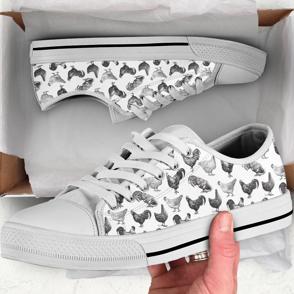 Low Top - Chicken Shoes, Chicken Sneakers