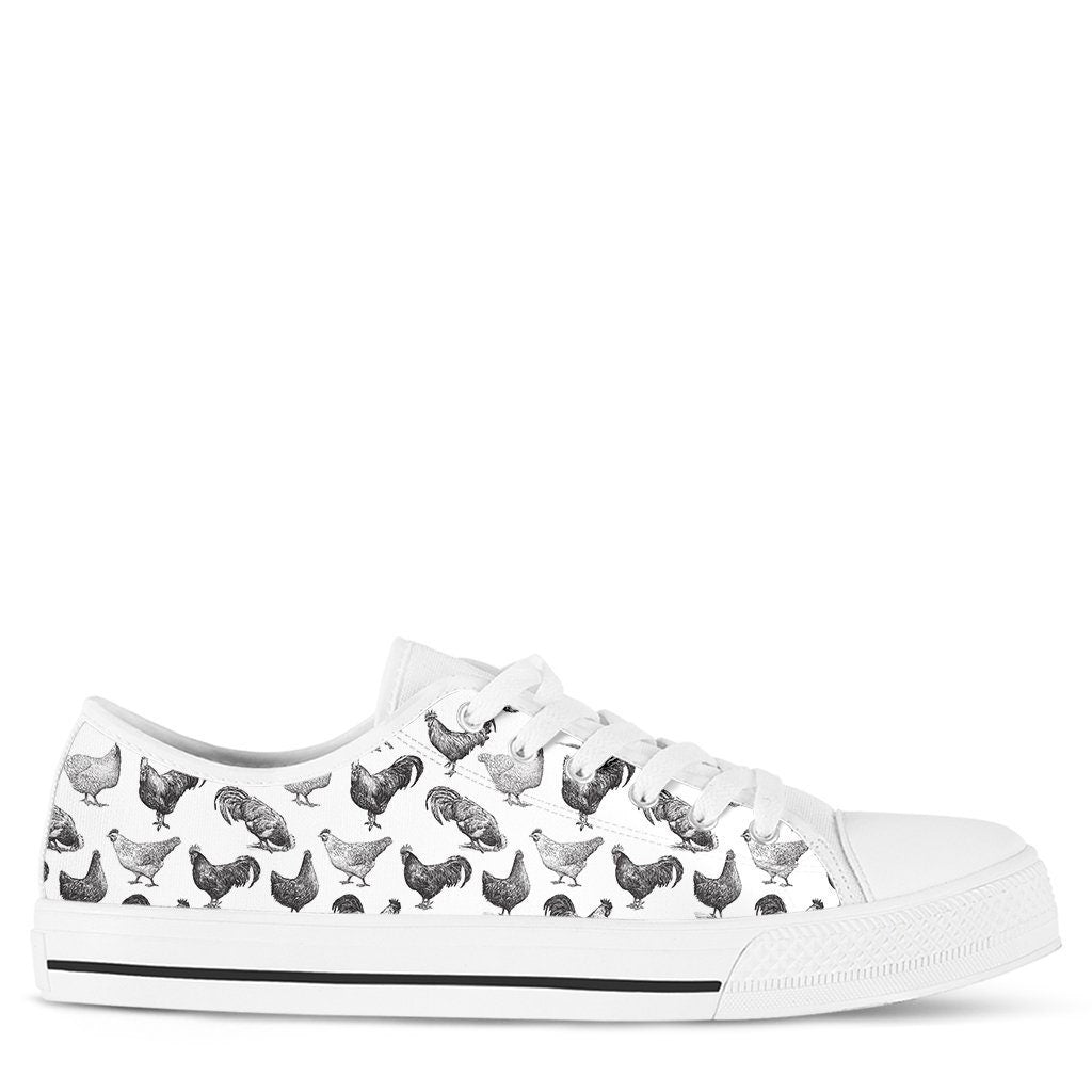 Low Top - Chicken Shoes, Chicken Sneakers