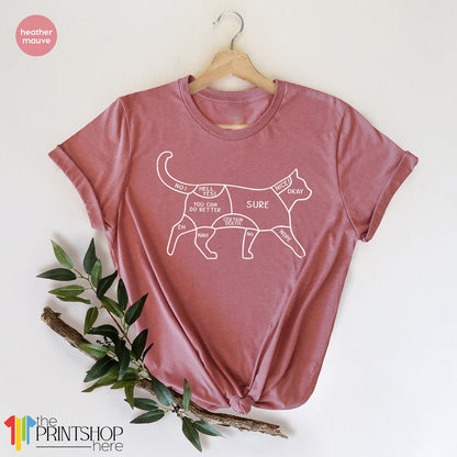T-SHIRT - Funny Cat Unisex Shirt, Cat Owner Shirts