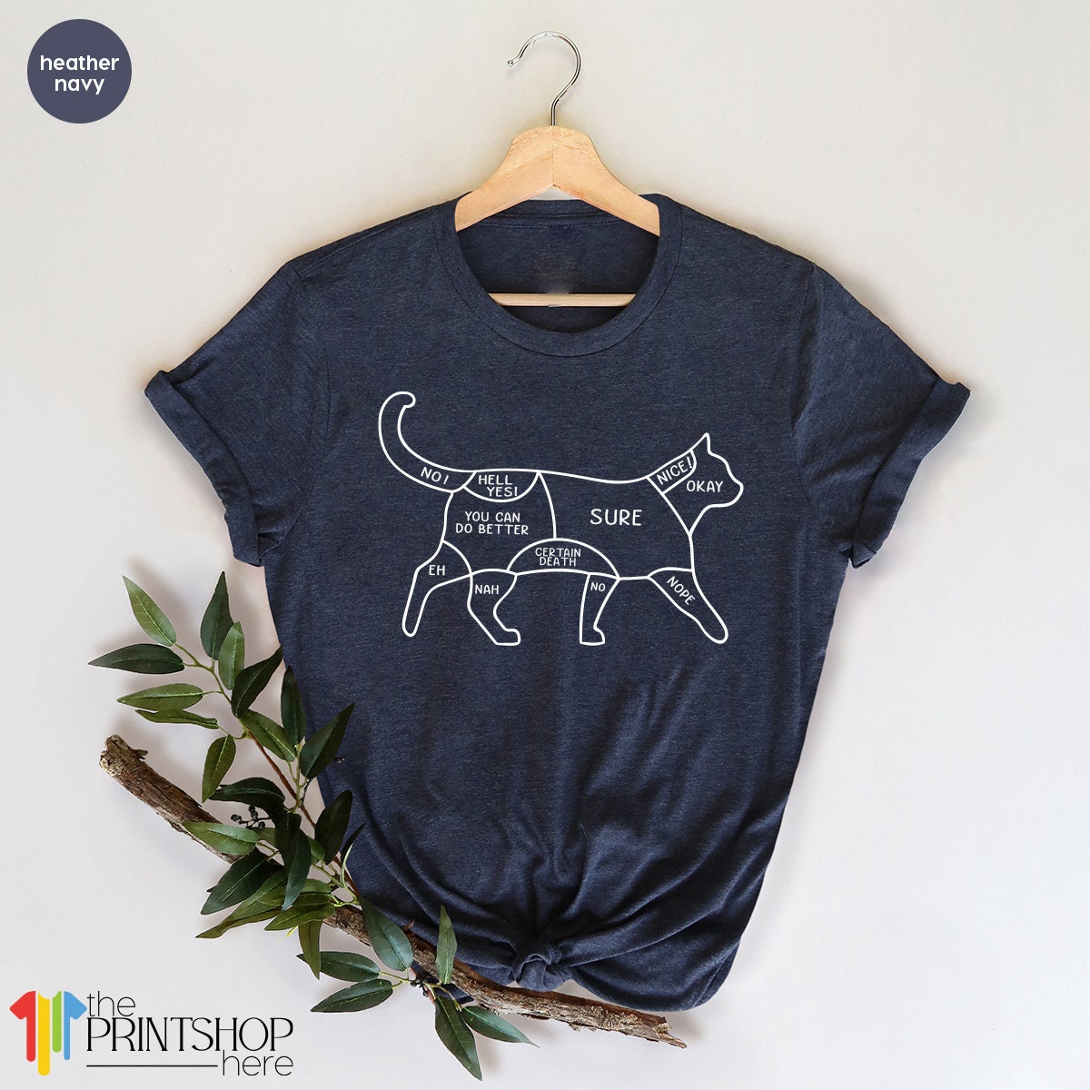 T-SHIRT - Funny Cat Unisex Shirt, Cat Owner Shirts