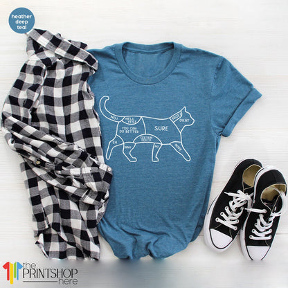 T-SHIRT - Funny Cat Unisex Shirt, Cat Owner Shirts