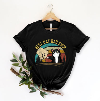 T-SHIRT - Best Cat Dad Ever Unisex Shirt