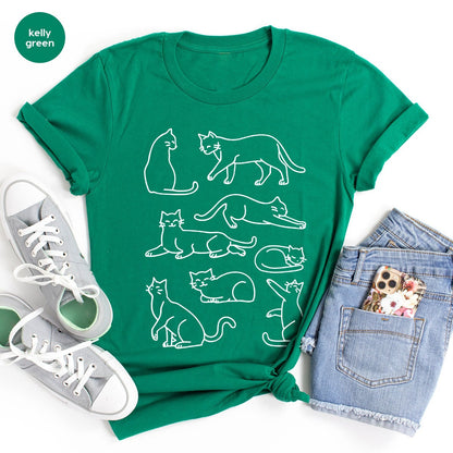T-SHIRT - Funny Cat Unisex Shirt