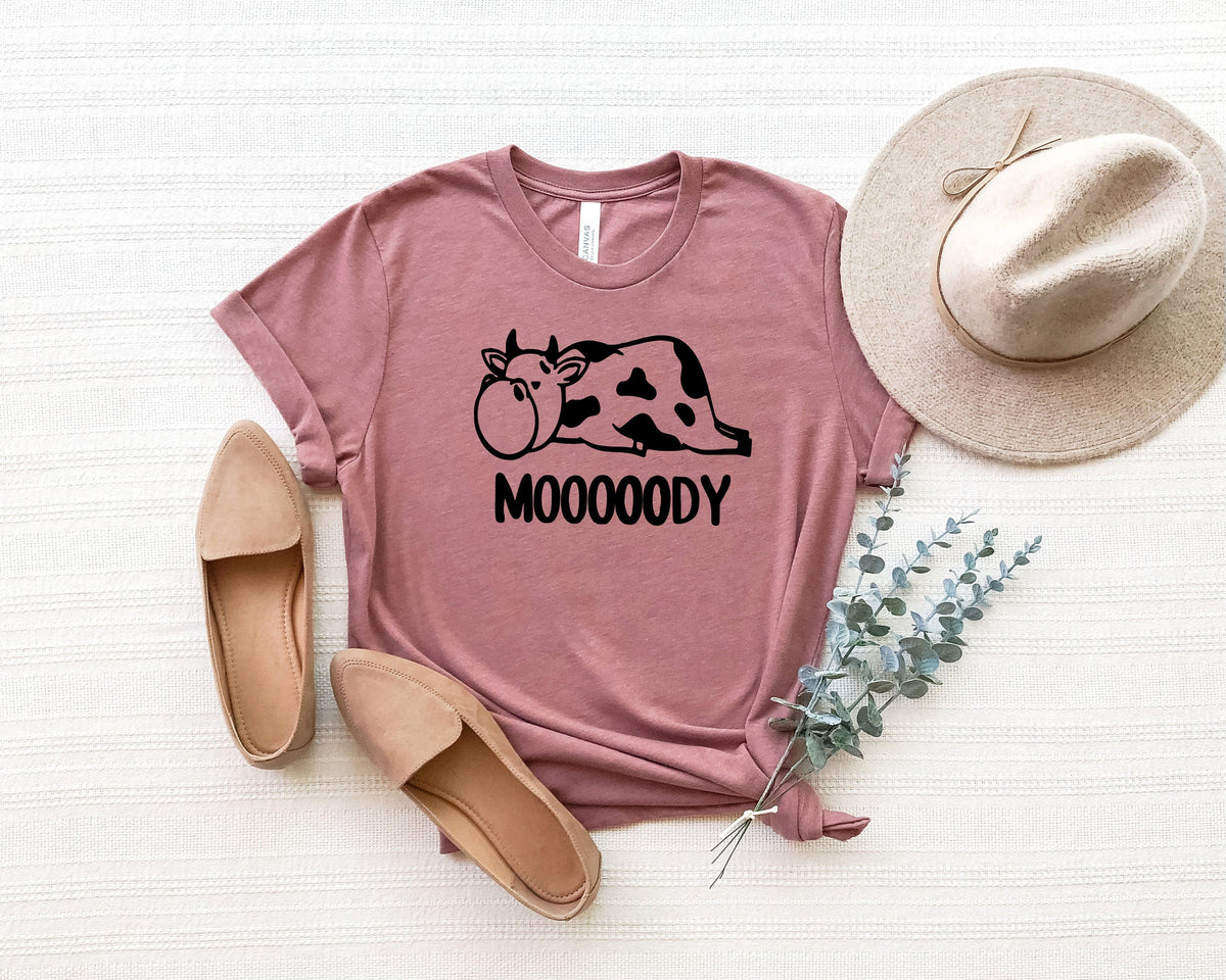 T-SHIRT - Cow Moody Unisex Shirt