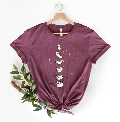 T-SHIRT - Cat Moon Phases Unisex Shirt