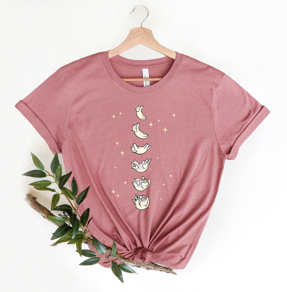 T-SHIRT - Cat Moon Phases Unisex Shirt